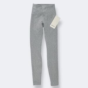 lululemon athletica Gray Leopard Print Leggings